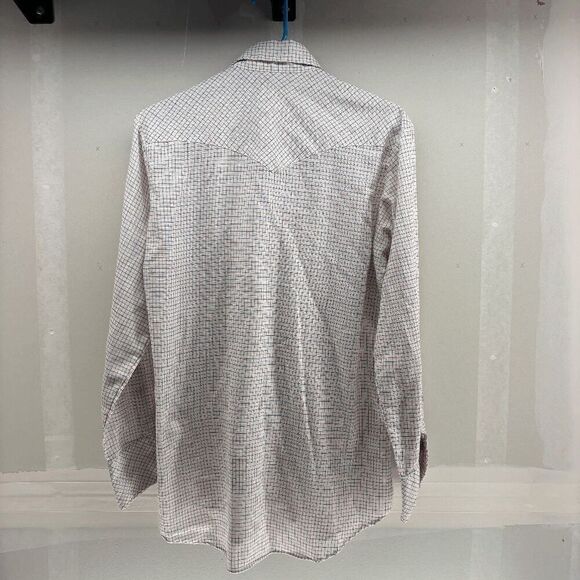 Vintage Miller Western Wear Denver Colorado Size Large Button up Striped Shirt - Picture 4 of 4